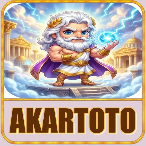 Beranda aplikasi akartoto setelah terbuka